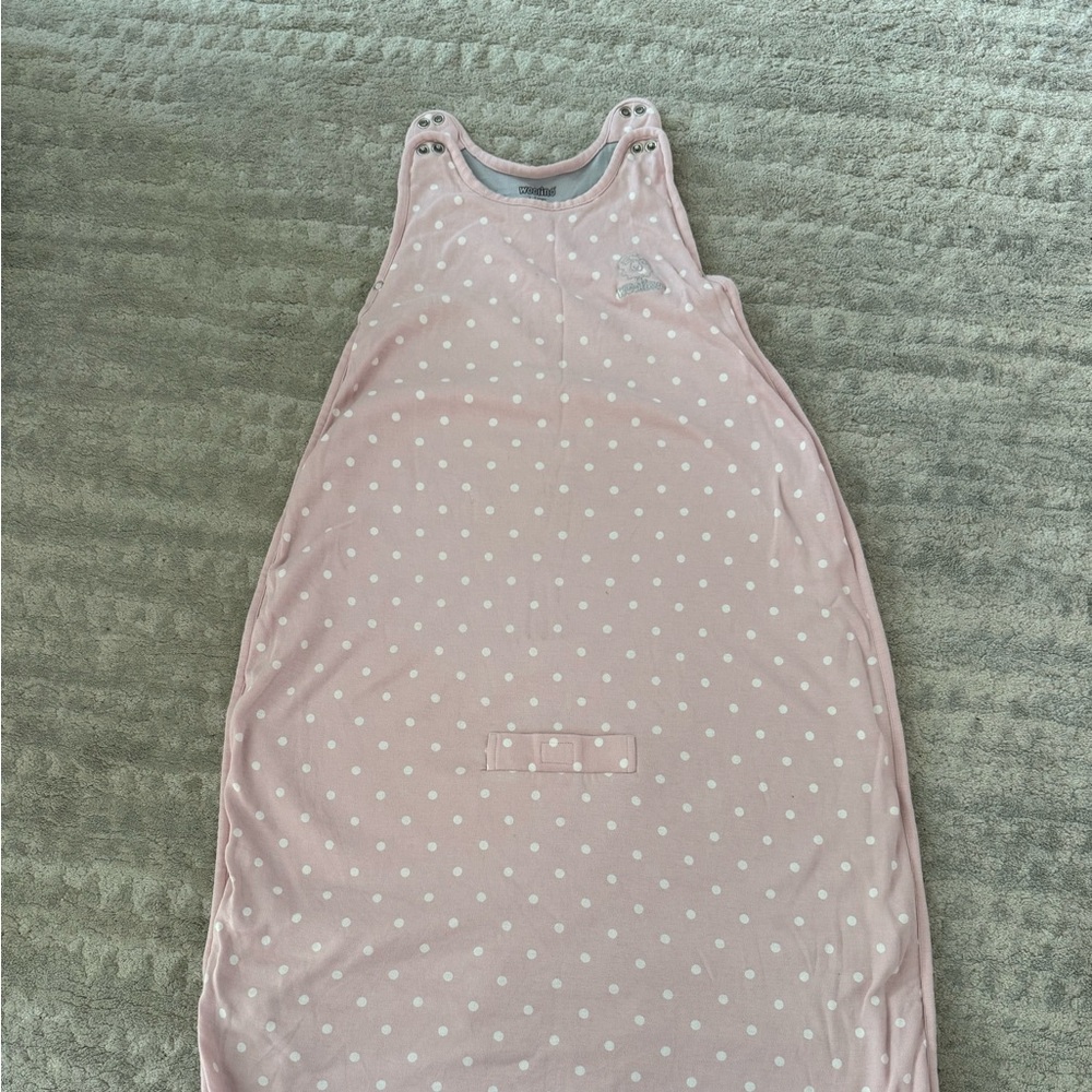 Woolino 4 Season Ultimate Baby Toddler Sleep Sack Rose Pink Polka Dot 2-4 years